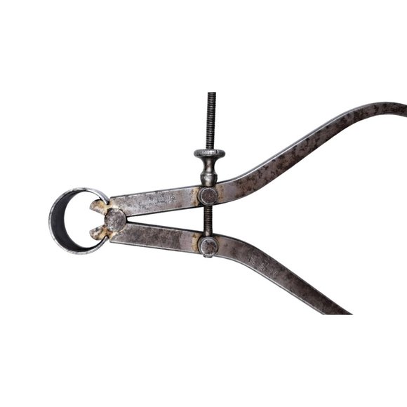 Vintage Starrett Outside Spring Caliper 6 inch Machinist Tool Measure Flat Leg - Picture 3 of 5